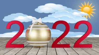 Sinema. 3 boyutlu illüstrasyon. Yeni yıl 2023. Sayıca 2023 Yeni Yılı. 2023, 2022 'nin yerini aldı.