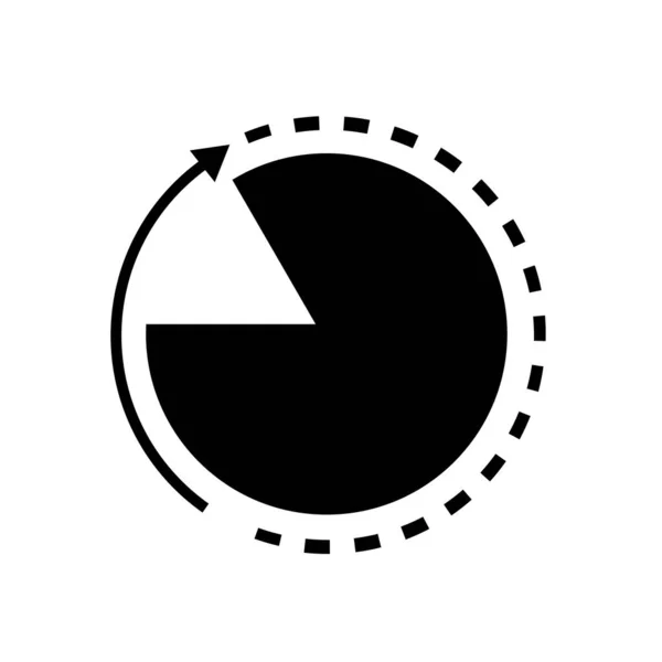 Vetor Ícone Temporizador Ícone Relógio Símbolo Vetor Ilustration Eps10 — Vetor de Stock