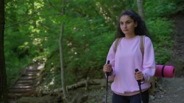 Ormanda sessiz bir yürüyüş.