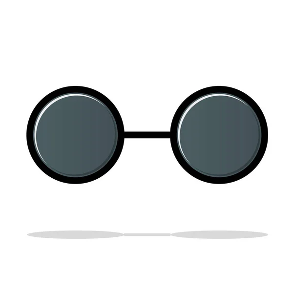 Summer Sunglasses Isolated White Vector Cartoon Illustration — Image vectorielle