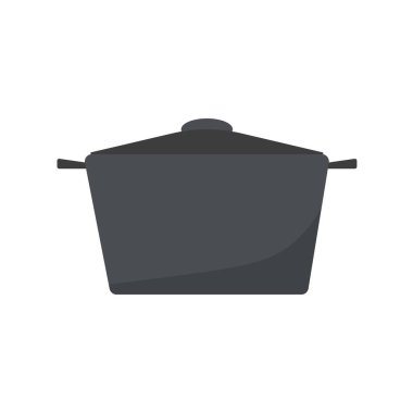 Pan, esrar veya tencere. Mutfak nesnesi, yemek pişirmek için çizgi film gereçleri, beyaz arka planda izole edilmiş kaynama ve kızartma elementlerinin vektör çizgi film çizimi