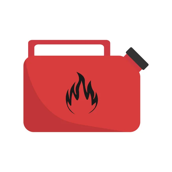 Benzin ya da yağ, dizel, benzin bidonu vektör karikatür ikonu. Benzin bidonu yakıt bidonu