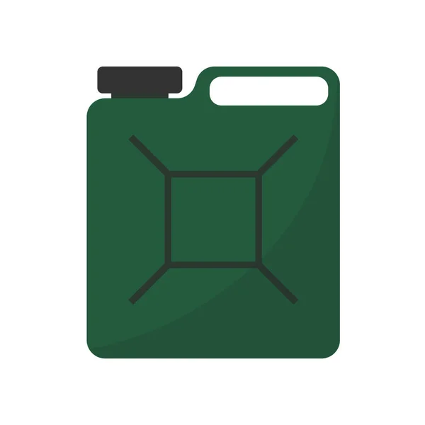 Benzin ya da yağ, dizel, benzin bidonu vektör karikatür ikonu. Benzin bidonu yakıt bidonu