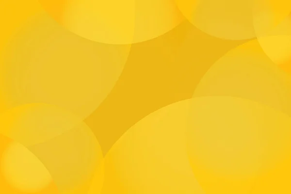 Minimal geometric background. Yellow circles elements with fluid gradient. Dynamic shapes composition. Vector flat illustration