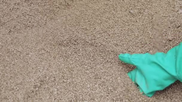 选择性集中磷肥粒 — 图库视频影像
