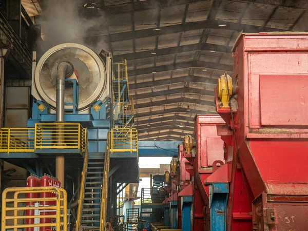 Mill Processing Sugar Cane Industry — Stockfoto