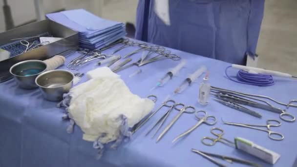 Surgical Center Procedure Fistula Dialysis Focus Selective Defocused — Vídeo de stock