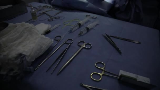 Surgical Center Procedure Fistula Dialysis Focus Selective Defocused — 图库视频影像