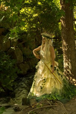 ARCEN, NEtherlands, 19 Eylül 2019. Hollanda 'daki Arcen Kalesi' nde Elfia Festivali. 