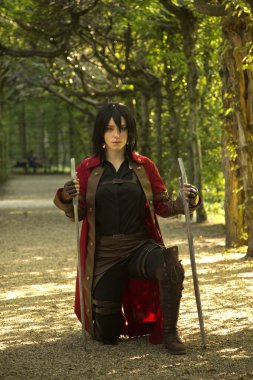 ARCEN, NEtherlands, 19 Eylül 2019. Hollanda, Arcen 'de Elfia Festivali. 