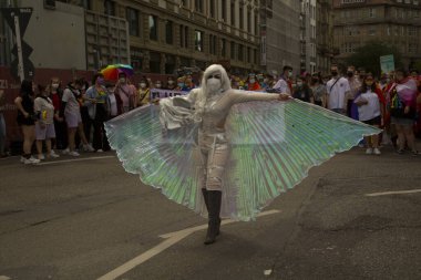 STUTTGART, ALMANY, 31 Temmuz 2021. Stuttgart, Almanya 'da Christopher Caddesi Günü.