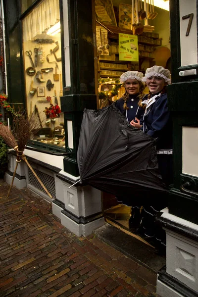 Κατω Χωρεσ Δεκεμβριου 2019 Φεστιβάλ Dickens Στο Deventer Ολλανδία — Φωτογραφία Αρχείου