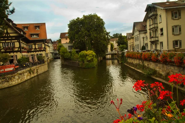 Esslingen Neckar Alemanha Setembro 2020 Vista Centro Histórico Cidade Medieval — Fotografia de Stock