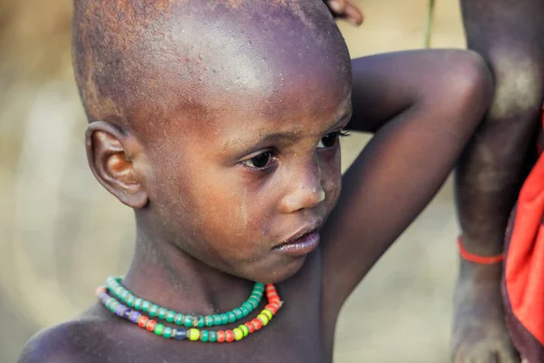 Omo River Valley Etiopia Novembre 2020 Ritratti Ratti Ravvicinati Bambini — Foto Stock
