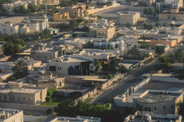 Dubai Emirados Árabes Unidos Junho 2021 Vista Aérea Para Estrada — Fotografia de Stock