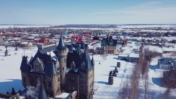 Vue Aérienne Château Garibaldi Togliatti Vues Russie — Video