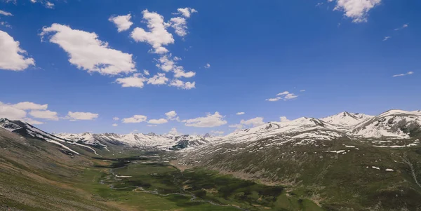 Vue Imprenable Sur Les Sommets Enneigés Des Montagnes Gilgit Baltistan — Photo