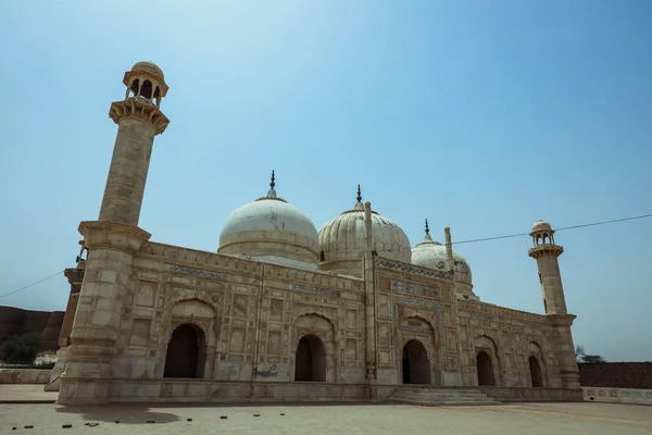 Мечеть Аббаси Джамия Кила Построенная Навабом Бахавал Ханом Недалеко Форта — стоковое фото