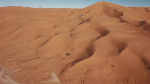 Imágenes Vista Aérea Del Desierto Del Sahara Cerca Taghit Argelia — Vídeo de stock