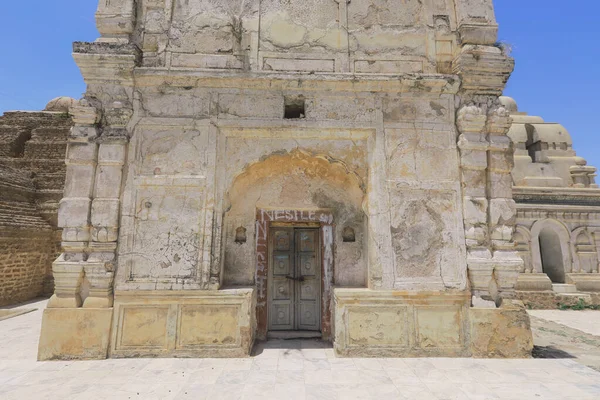 Вид Руины Храма Шри Катас Радж Известного Кила Катас Комплекса — стоковое фото