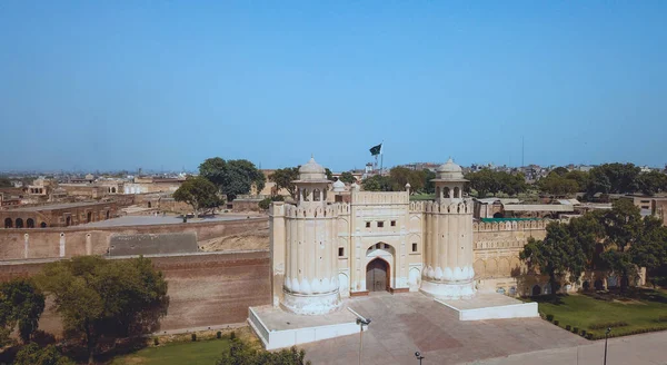 Vista Panorámica Aérea Fuerte Lahore Ciudadela Ciudad Lahore Pakistán — Foto de Stock