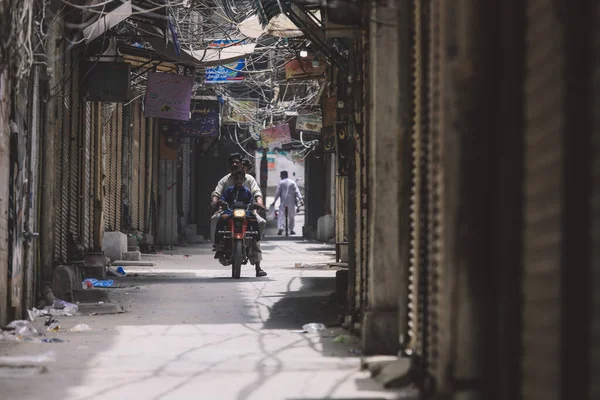 Peşaver Şehir Merkezi Günlük Yaşam Görünümü İnsansız Sokaklar, Pakistan