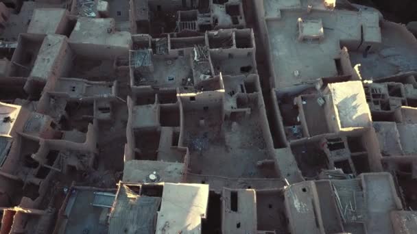 Imágenes Vista Aérea Del Auténtico Taghit Antiguo Desierto Del Sahara — Vídeo de stock