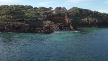 4K Görüntüler, Cezayir 'in antik şehri Tipaza' nın havadan görünüşü