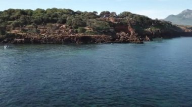 4K Görüntüler, Cezayir 'in antik şehri Tipaza' nın havadan görünüşü