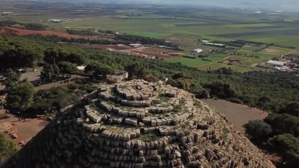 4K映像 アルジェリア モーリタニアの王立霊廟の空中風景 — ストック動画