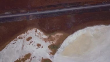 Tierra del Fuego 'nun Şili' deki hava manzarası