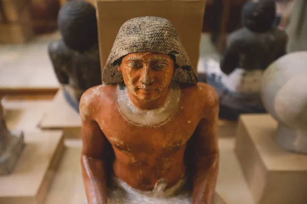 Caire Égypte Novembre 2021 Petites Figurines Statues Égyptiennes Antiques Pierre — Photo