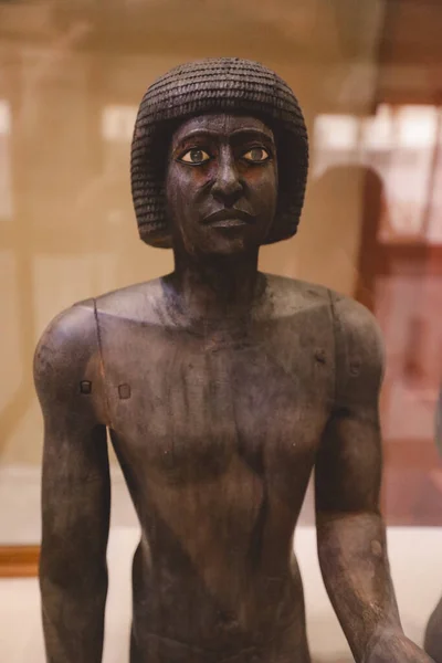 Cairo Egitto Novembre 2021 Piccole Statuette Statue Egizie Nel Museo — Foto Stock