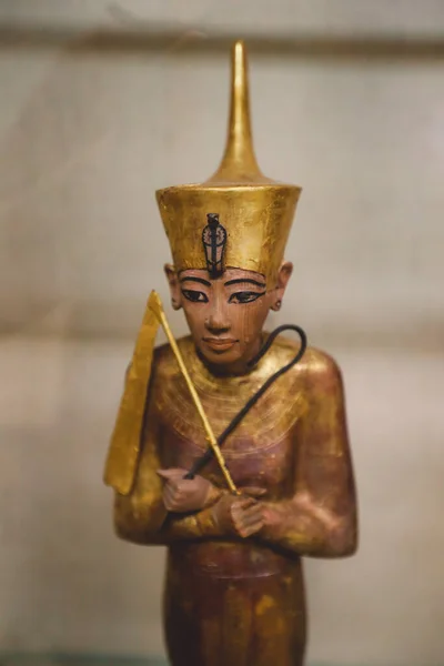Каир Египет Ноября 2021 Года Маленький Камень Древний Египет Статуи — стоковое фото