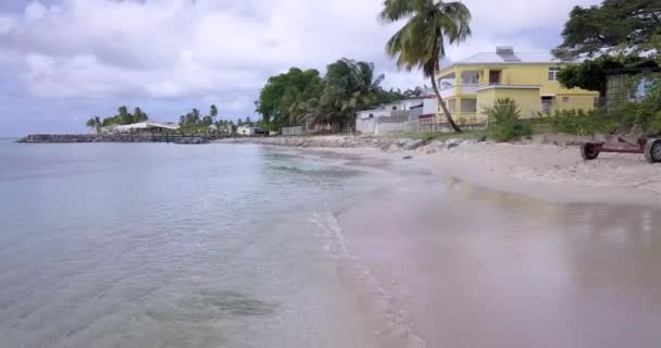Barbados Adasındaki Charles Limanı Nın Havadan Görünüşü — Stok video