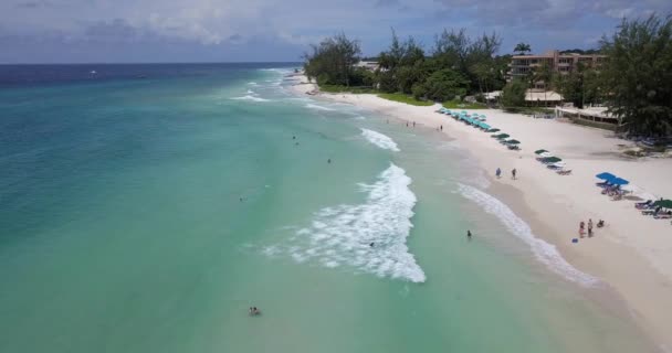 Hoteles Playas Lujo Barbados — Vídeos de Stock
