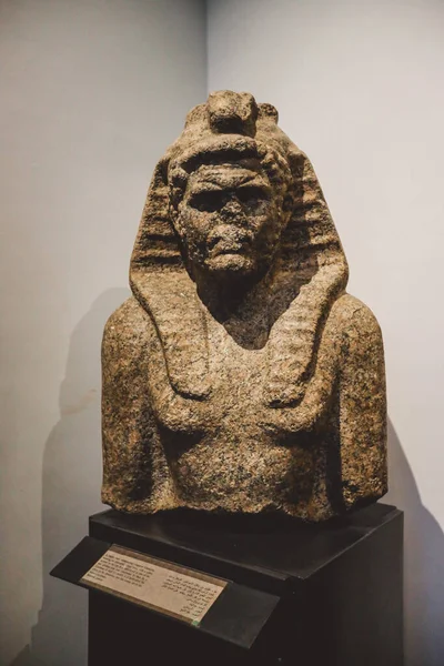 Alessandria Egitto Novembre 2021 Antiche Mostre Museo Nazionale Alessandria Statue — Foto Stock