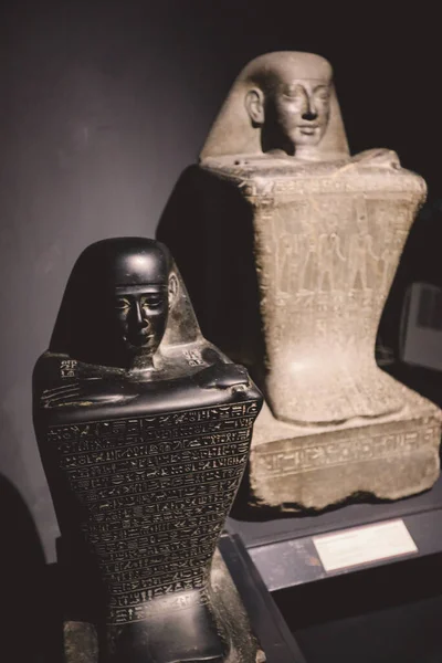 Alexandrie Égypte Novembre 2021 Expositions Anciennes Musée National Alexandrie Statues — Photo