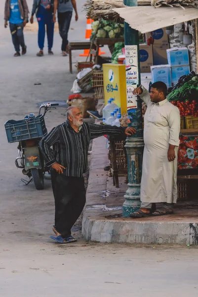 Siwa Egypt November 2021 Local Egyptian Families Men Women Children — стокове фото