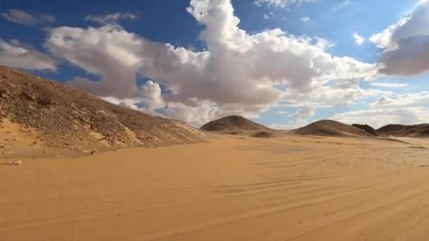 Reise Durch Die Weiße Wüste Bahariya Ägypten — Stockvideo