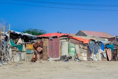 Berbera şehrinin etrafındaki Boş Somali Meydanı, Sokakları ve Binaları