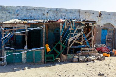 Berbera şehrinin etrafındaki Boş Somali Meydanı, Sokakları ve Binaları