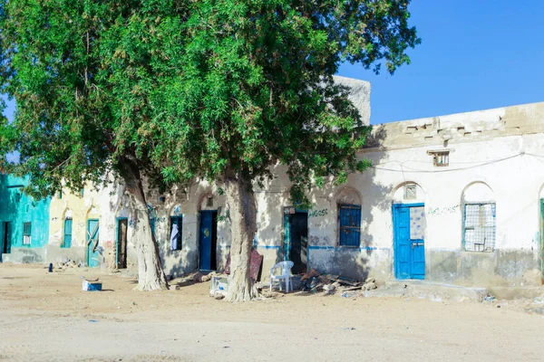 Berbera Somálsko Listopadu 2019 Zajímavý Pohled Staré Zničené Somálské Domy — Stock fotografie