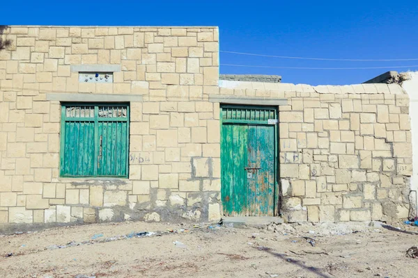 Berbera Somaliland November 2019 Interesting View Old Ruined Somalian Houses — 图库照片