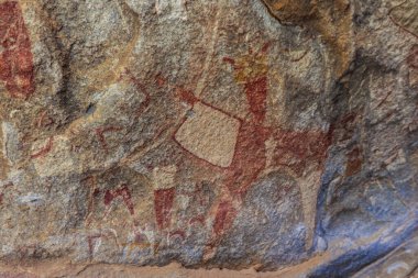 Laas Geel mağara oluşumlarının şaşırtıcı İç Görünüm Resimleri - Afrika Boynuzu, Somaliland 'daki bilinen en eski mağara resimleri