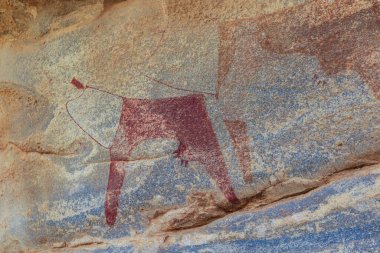 Laas Geel mağara oluşumlarının şaşırtıcı İç Görünüm Resimleri - Afrika Boynuzu, Somaliland 'daki bilinen en eski mağara resimleri