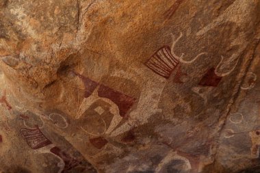Laas Geel mağara oluşumlarının şaşırtıcı İç Görünüm Resimleri - Afrika Boynuzu, Somaliland 'daki bilinen en eski mağara resimleri