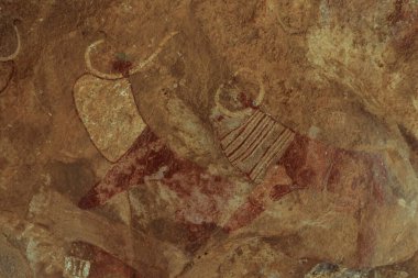Laas Geel mağara oluşumlarının şaşırtıcı İç Görünüm Resimleri - Afrika Boynuzu, Somaliland 'daki bilinen en eski mağara resimleri