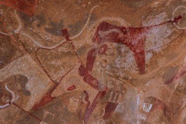 Laas Geel mağara oluşumlarının şaşırtıcı İç Görünüm Resimleri - Afrika Boynuzu, Somaliland 'daki bilinen en eski mağara resimleri