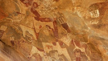 Laas Geel mağara oluşumlarının şaşırtıcı İç Görünüm Resimleri - Afrika Boynuzu, Somaliland 'daki bilinen en eski mağara resimleri